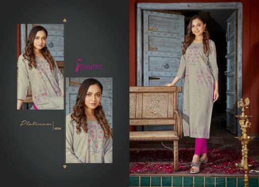 Psyna Platinum Vol 4 Kurti Wholesale Catalog 8 Pcs 6 510x370 - Psyna Platinum Vol 4 Kurti Wholesale Catalog 8 Pcs