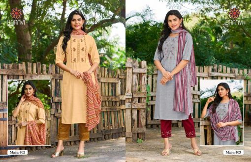 R Studio Maira by Baanvi Kurti with Dupatta Bottom Wholesale Catalog 4 Pcs 3 510x330 - R Studio Maira by Baanvi Kurti with Dupatta Bottom Wholesale Catalog 4 Pcs