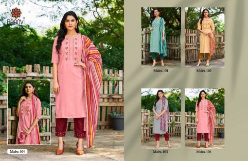 R Studio Maira by Baanvi Kurti with Dupatta Bottom Wholesale Catalog 4 Pcs 4 510x330 - R Studio Maira by Baanvi Kurti with Dupatta Bottom Wholesale Catalog 4 Pcs