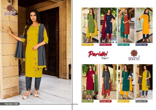 R Studio Paridhi Vol 1 by Baanvi Kurti with Dupatta Bottom Wholesale Catalog 8 Pcs 6 510x360 - R Studio Paridhi Vol 1 by Baanvi Kurti with Dupatta Bottom Wholesale Catalog 8 Pcs