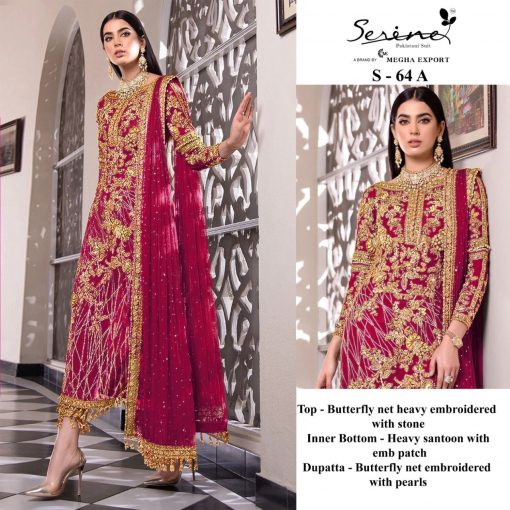 Serene S 64 A D Salwar Suit Wholesale Catalog 4 Pcs 1 510x510 - Serene S 64 A-D Salwar Suit Wholesale Catalog 4 Pcs