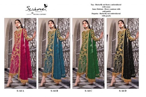 Serene S 64 A D Salwar Suit Wholesale Catalog 4 Pcs 9 510x340 - Serene S 64 A-D Salwar Suit Wholesale Catalog 4 Pcs