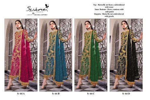 Serene S 64 A D Salwar Suit Wholesale Catalog 4 Pcs 9 510x340 - Serene S 64 A-D Salwar Suit Wholesale Catalog 4 Pcs