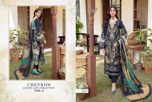 Shree Fabs Chevron Luxury Lawn Collection Vol 6 Salwar Suit Wholesale Catalog 8 Pcs 12 510x342 - Shree Fabs Chevron Luxury Lawn Collection Vol 6 Salwar Suit Wholesale Catalog 8 Pcs