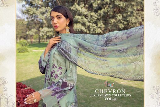 Shree Fabs Chevron Luxury Lawn Collection Vol 6 Salwar Suit Wholesale Catalog 8 Pcs 14 510x342 - Shree Fabs Chevron Luxury Lawn Collection Vol 6 Salwar Suit Wholesale Catalog 8 Pcs