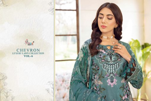 Shree Fabs Chevron Luxury Lawn Collection Vol 6 Salwar Suit Wholesale Catalog 8 Pcs 15 510x342 - Shree Fabs Chevron Luxury Lawn Collection Vol 6 Salwar Suit Wholesale Catalog 8 Pcs