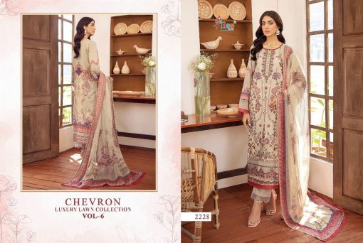 Shree Fabs Chevron Luxury Lawn Collection Vol 6 Salwar Suit Wholesale Catalog 8 Pcs 5 510x342 - Shree Fabs Chevron Luxury Lawn Collection Vol 6 Salwar Suit Wholesale Catalog 8 Pcs