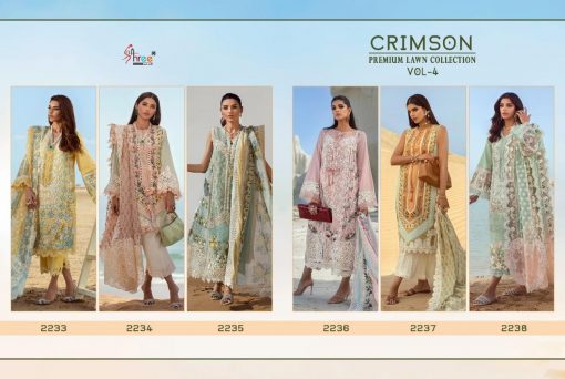 Shree Fabs Crimson Premium Lawn Collection Vol 4 Salwar Suit Wholesale Catalog 6 Pcs 14 510x342 - Shree Fabs Crimson Premium Lawn Collection Vol 4 Salwar Suit Wholesale Catalog 6 Pcs