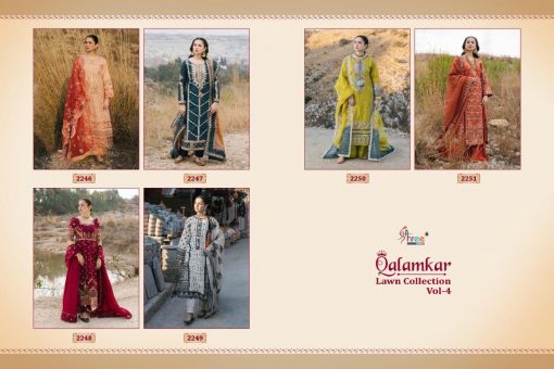 Shree Fabs Qalamkar Lawn Collection Vol 4 Salwar Suit Wholesale Catalog 6 Pcs 21 510x340 - Shree Fabs Qalamkar Lawn Collection Vol 4 Salwar Suit Wholesale Catalog 6 Pcs