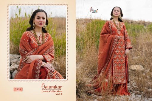 Shree Fabs Qalamkar Lawn Collection Vol 4 Salwar Suit Wholesale Catalog 6 Pcs 9 510x340 - Shree Fabs Qalamkar Lawn Collection Vol 4 Salwar Suit Wholesale Catalog 6 Pcs