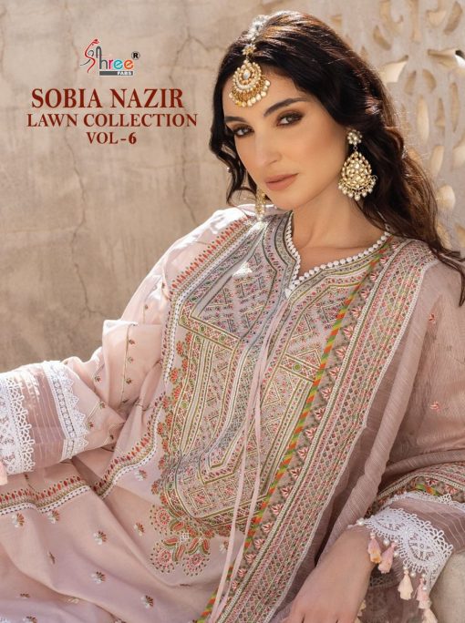 Shree Fabs Sobia Nazir Lawn Collection Vol 6 Salwar Suit Wholesale Catalog 5 Pcs 1 510x684 - Shree Fabs Sobia Nazir Lawn Collection Vol 6 Salwar Suit Wholesale Catalog 5 Pcs