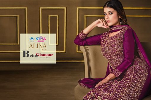 Vipul Alina Vol 2 Salwar Suit Wholesale Catalog 6 Pcs 1 510x340 - Vipul Alina Vol 2 Salwar Suit Wholesale Catalog 6 Pcs