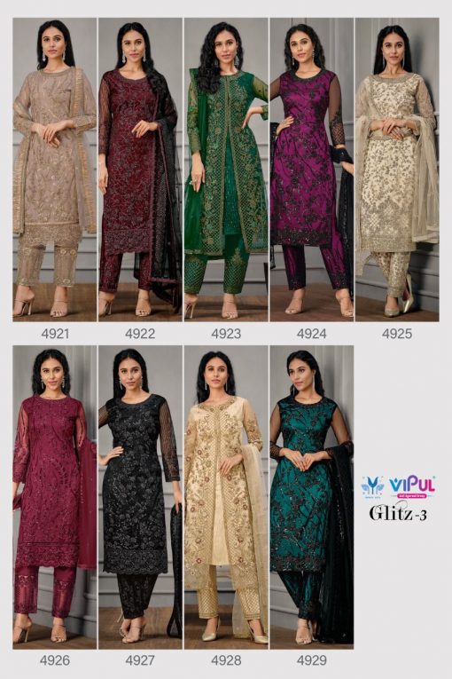 Vipul Glitz Vol 3 Salwar Suit Wholesale Catalog 9 Pcs 27 510x765 - Vipul Glitz Vol 3 Salwar Suit Wholesale Catalog 9 Pcs