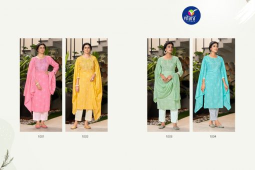 Vitara Celebration Kurti with Dupatta Bottom Wholesale Catalog 4 Pcs 6 510x340 - Vitara Celebration Kurti with Dupatta Bottom Wholesale Catalog 4 Pcs