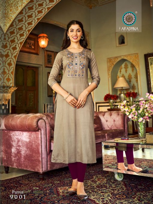 Aradhna Parrot Vol 9 Kurti Wholesale Catalog 6 Pcs 4 510x680 - Aradhna Parrot Vol 9 Kurti Wholesale Catalog 6 Pcs