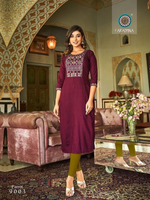 Aradhna Parrot Vol 9 Kurti Wholesale Catalog 6 Pcs 9 510x680 - Aradhna Parrot Vol 9 Kurti Wholesale Catalog 6 Pcs