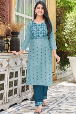 Artio Gangor Vol 2 by Kapil Trendz Kurti with Pant Wholesale Catalog 8 Pcs