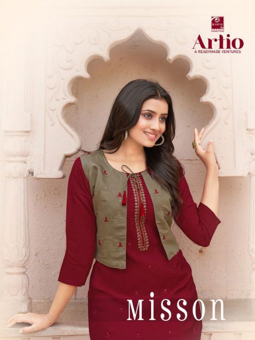 Artio Misson by Kapil Trendz Kurti Wholesale Catalog 8 Pcs 1 510x680 - Artio Misson by Kapil Trendz Kurti Wholesale Catalog 8 Pcs