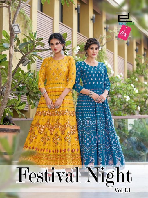 Blue Hills Festive Night Vol 3 Kurti Wholesale Catalog 8 Pcs 4 510x680 - Blue Hills Festive Night Vol 3 Kurti Wholesale Catalog 8 Pcs