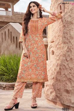 Diya Trends Goldy Vol 1 by Kajal Style Kurti with Pant Wholesale Catalog 10 Pcs