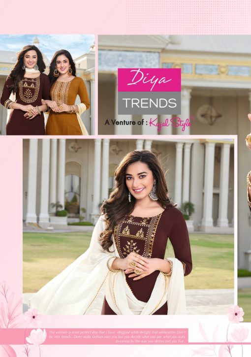 Diya Trends Swag Vol 1 by Kajal Style Kurti with Dupatta Sharara Wholesale Catalog 8 Pcs 10 510x725 - Diya Trends Swag Vol 1 by Kajal Style Kurti with Dupatta Sharara Wholesale Catalog 8 Pcs