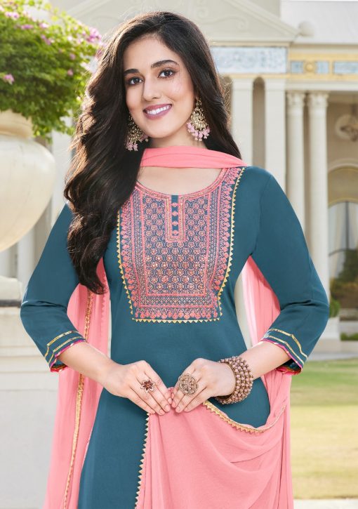 Diya Trends Swag Vol 1 by Kajal Style Kurti with Dupatta Sharara Wholesale Catalog 8 Pcs 14 510x725 - Diya Trends Swag Vol 1 by Kajal Style Kurti with Dupatta Sharara Wholesale Catalog 8 Pcs