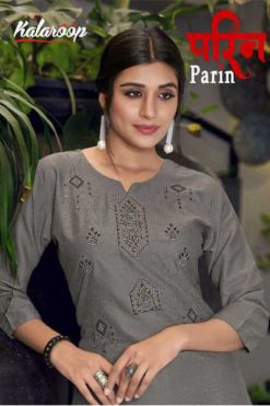 Kalaroop Parin by Kajree Cotton Kurti Catalog 5 Pcs