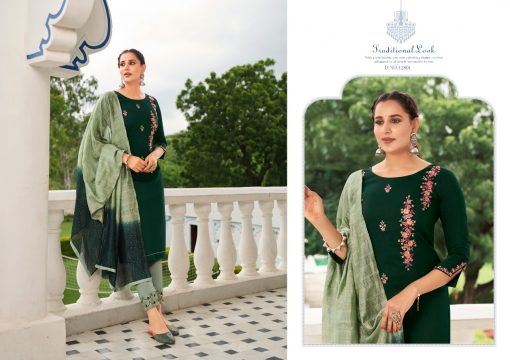 Kivi Rajwadi by Kajree Kurti with Dupatta Bottom Wholesale Catalog 6 Pcs 5 510x360 - Kivi Rajwadi by Kajree Kurti with Dupatta Bottom Wholesale Catalog 6 Pcs