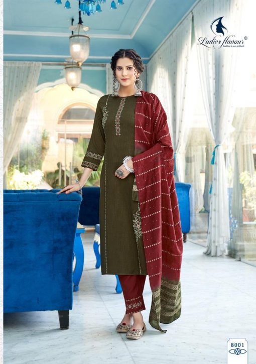 Ladies Flavour Aarohi Vol 8 Kurti with Bottom Dupatta Wholesale Catalog 6 Pcs 13 510x725 - Ladies Flavour Aarohi Vol 8 Kurti with Bottom Dupatta Wholesale Catalog 6 Pcs