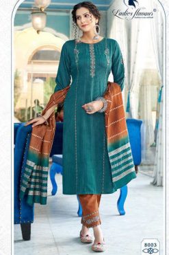 Ladies Flavour Aarohi Vol 8 Kurti with Bottom Dupatta Wholesale Catalog 6 Pcs