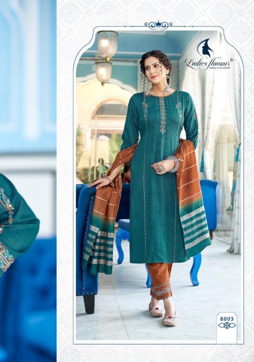 Ladies Flavour Aarohi Vol 8 Kurti with Bottom Dupatta Wholesale Catalog 6 Pcs 6 510x725 - Ladies Flavour Aarohi Vol 8 Kurti with Bottom Dupatta Wholesale Catalog 6 Pcs