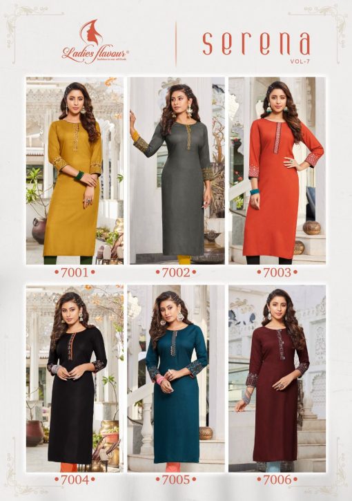 Ladies Flavour Serena Vol 7 Kurti Wholesale Catalog 6 Pcs 15 510x725 - Ladies Flavour Serena Vol 7 Kurti Wholesale Catalog 6 Pcs