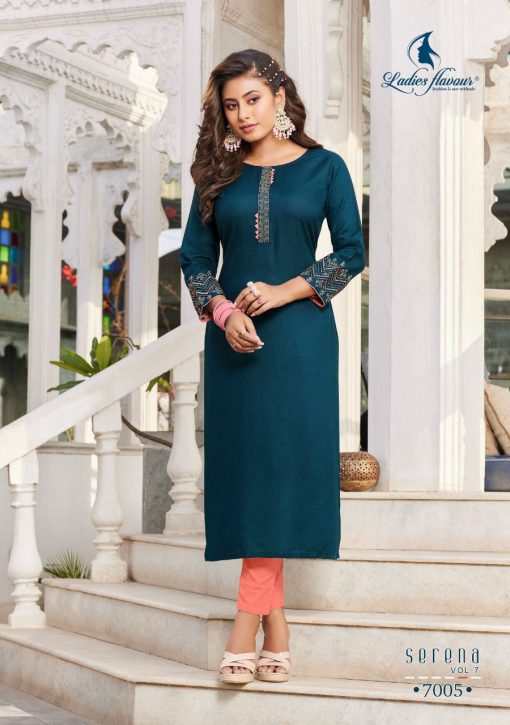 Ladies Flavour Serena Vol 7 Kurti Wholesale Catalog 6 Pcs 7 510x725 - Ladies Flavour Serena Vol 7 Kurti Wholesale Catalog 6 Pcs