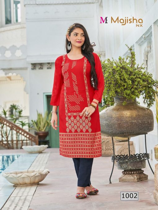 Majisha Nx Masakali Vol 1 Kurti Wholesale Catalog 10 Pcs 5 510x680 - Majisha Nx Masakali Vol 1 Kurti Wholesale Catalog 10 Pcs