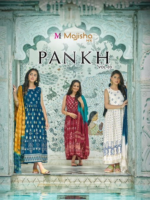 Majisha Nx Pankh Vol 3 Kurti with Dupatta Wholesale Catalog 10 Pcs 1 510x680 - Majisha Nx Pankh Vol 3 Kurti with Dupatta Wholesale Catalog 10 Pcs