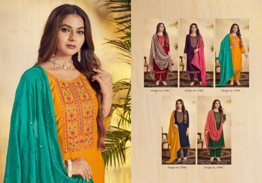 Panch Ratna Nariti by Kessi Salwar Suit Wholesale Catalog 5 Pcs 8 510x357 - Panch Ratna Nariti by Kessi Salwar Suit Wholesale Catalog 5 Pcs