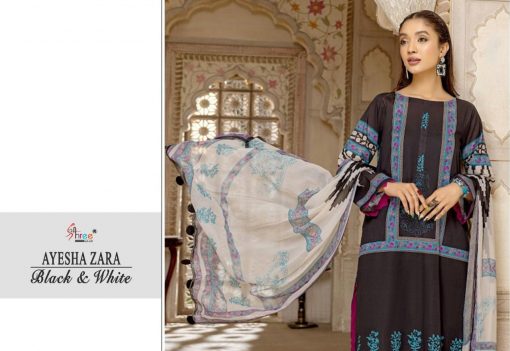 Shree Fabs Ayesha Zara Black and White Salwar Suit Wholesale Catalog 5 Pcs 10 1 510x351 - Shree Fabs Ayesha Zara Black and White Salwar Suit Wholesale Catalog 5 Pcs