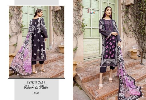 Shree Fabs Ayesha Zara Black and White Salwar Suit Wholesale Catalog 5 Pcs 3 1 510x351 - Shree Fabs Ayesha Zara Black and White Salwar Suit Wholesale Catalog 5 Pcs