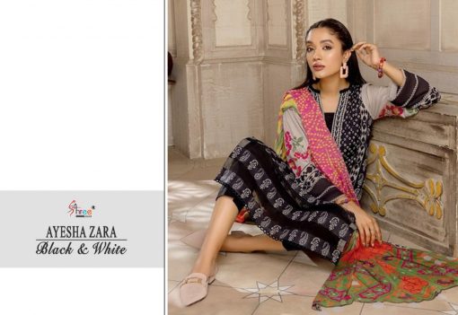 Shree Fabs Ayesha Zara Black and White Salwar Suit Wholesale Catalog 5 Pcs 6 1 510x351 - Shree Fabs Ayesha Zara Black and White Salwar Suit Wholesale Catalog 5 Pcs