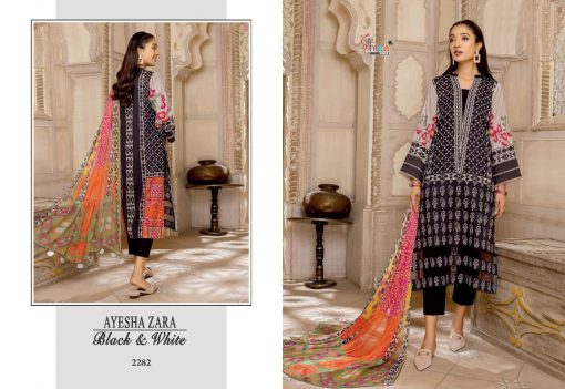 Shree Fabs Ayesha Zara Black and White Salwar Suit Wholesale Catalog 5 Pcs 7 1 510x351 - Shree Fabs Ayesha Zara Black and White Salwar Suit Wholesale Catalog 5 Pcs