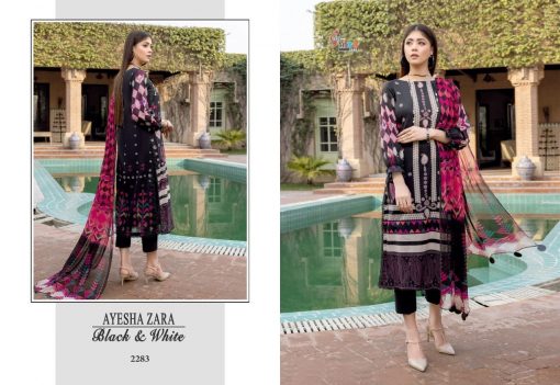 Shree Fabs Ayesha Zara Black and White Salwar Suit Wholesale Catalog 5 Pcs 8 1 510x351 - Shree Fabs Ayesha Zara Black and White Salwar Suit Wholesale Catalog 5 Pcs