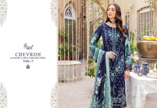 Shree Fabs Chevron Luxury Lawn Collection Vol 7 Salwar Suit Wholesale Catalog 8 Pcs 11 510x351 - Shree Fabs Chevron Luxury Lawn Collection Vol 7 Salwar Suit Wholesale Catalog 8 Pcs