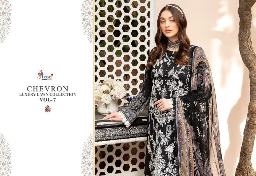 Shree Fabs Chevron Luxury Lawn Collection Vol 7 Salwar Suit Wholesale Catalog 8 Pcs 13 510x351 - Shree Fabs Chevron Luxury Lawn Collection Vol 7 Salwar Suit Wholesale Catalog 8 Pcs