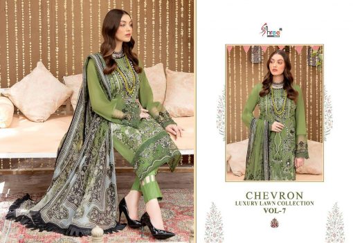 Shree Fabs Chevron Luxury Lawn Collection Vol 7 Salwar Suit Wholesale Catalog 8 Pcs 17 510x351 - Shree Fabs Chevron Luxury Lawn Collection Vol 7 Salwar Suit Wholesale Catalog 8 Pcs