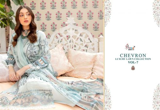 Shree Fabs Chevron Luxury Lawn Collection Vol 7 Salwar Suit Wholesale Catalog 8 Pcs 3 510x351 - Shree Fabs Chevron Luxury Lawn Collection Vol 7 Salwar Suit Wholesale Catalog 8 Pcs