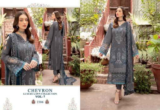 Shree Fabs Chevron Luxury Lawn Collection Vol 7 Salwar Suit Wholesale Catalog 8 Pcs 4 510x351 - Shree Fabs Chevron Luxury Lawn Collection Vol 7 Salwar Suit Wholesale Catalog 8 Pcs