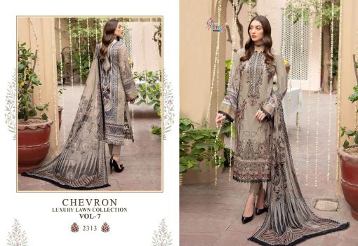 Shree Fabs Chevron Luxury Lawn Collection Vol 7 Salwar Suit Wholesale Catalog 8 Pcs 9 510x351 - Shree Fabs Chevron Luxury Lawn Collection Vol 7 Salwar Suit Wholesale Catalog 8 Pcs