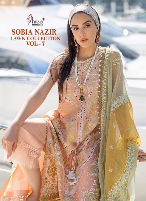 Shree Fabs Sobia Nazir Lawn Collection Vol 7 Salwar Suit Wholesale Catalog 6 Pcs 1 510x702 - Shree Fabs Sobia Nazir Lawn Collection Vol 7 Salwar Suit Wholesale Catalog 6 Pcs