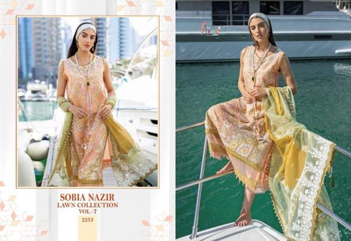 Shree Fabs Sobia Nazir Lawn Collection Vol 7 Salwar Suit Wholesale Catalog 6 Pcs 5 510x351 - Shree Fabs Sobia Nazir Lawn Collection Vol 7 Salwar Suit Wholesale Catalog 6 Pcs