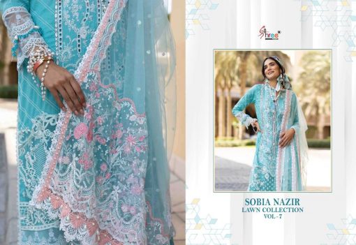 Shree Fabs Sobia Nazir Lawn Collection Vol 7 Salwar Suit Wholesale Catalog 6 Pcs 9 510x351 - Shree Fabs Sobia Nazir Lawn Collection Vol 7 Salwar Suit Wholesale Catalog 6 Pcs